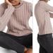 Madewell Sweaters | Madewell Cozy Blush Cowelneck Sweater. Sz Small | Color: Cream/Pink | Size: S