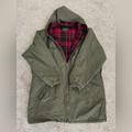 J. Crew Jackets & Coats | Jcrew Mens Flannel Lined Jacket Coat Green Small | Color: Green | Size: S