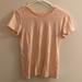 Pink Victoria's Secret Tops | Cream Pink T Shirt | Color: Cream | Size: S