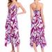 Free People Dresses | Free People Heat Wave Printed Maxi Dress | Color: Purple/White | Size: Xl