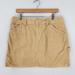 J. Crew Skirts | J Crew Skirt Womens 12 Tan Corduroy Carpenter Cotton Casual Made In Hong Kong | Color: Tan | Size: 12