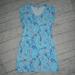 Lilly Pulitzer Dresses | Lilly Pulitzer Hayley Dress Spa Blue In Nice Tail Mini Mermaids | Color: Blue/White | Size: Xs