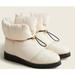 J. Crew Shoes | J. Crew Women's $238 Elsa Puffer Boot With Primaloft Dusty Ivory Size 8m Bd325 | Color: Cream | Size: 8