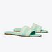 Tory Burch Shoes | Brand New (Never Worn) Tory Burch Double T Jacquard Slide Aqua/White (Women’s) | Color: Green/White | Size: 8.5