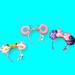 Disney Accessories | Disney Parks Minnie Mouse Ears 3 Pairs Sprinkle Donut-Purple Sparkle-Paintbrush | Color: Purple | Size: Os