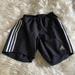 Adidas Shorts | Adidas Black White Striped Waistband Running Exercise Work Out Shorts Sz Unknown | Color: Black/White | Size: M