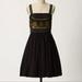 Anthropologie Dresses | Anthro Floreat Cloaked Vista Tulle Dress | Color: Black/Green | Size: 0