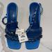 Zara Shoes | Brand New Zara Heels | Color: Blue | Size: 8