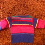 Polo By Ralph Lauren Shirts & Tops | Girls Wool Polo By Ralph Lauren Sweater | Color: Blue/Pink | Size: 3-6mb