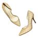 Jessica Simpson Shoes | Jessica Simpson Livvy Polka Dot Natural Raffia Woven Pointed Toe Heel Size 7 | Color: Tan/White | Size: 7