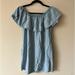 Zara Dresses | Denim Zara Dress - Xs | Color: Blue | Size: Xs