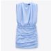 Zara Dresses | Blue Zara Mini Dress. Size L | Color: Blue | Size: L