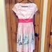 Disney Dresses | Disney The Dress Shop Aristocats Dress | Color: Pink/White | Size: Xs