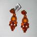 J. Crew Jewelry | J. Crew - Orange Crystal Earrings | Color: Orange | Size: Os