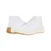 Adidas Shoes | Adidas Womens White Padded Logo Treino Round Toe Wedge Athletic Sneakers 9.5 | Color: White | Size: 9.5