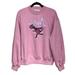 Coach Tops | Coach Rexy City Skyline Sweatshirt Dark Pink Women’s Size Large | Color: Pink | Size: L