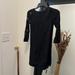 Free People Dresses | Black Like New 3/4 Sleeve Form Fitting Dress By Intimately Free People. Xs / S | Color: Black | Size: Xs