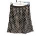 J. Crew Skirts | J. Crew Pleated Silk Skirt | Color: Brown/White | Size: 2
