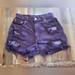 Levi's Shorts | Levi Womens 550 Size M 2 Burgundy Extremely Distressed Cut Off Short Shorts B5 | Color: Purple | Size: 2