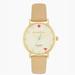 Kate Spade Jewelry | Kate Spade “5 O’clock Somewhere Watch”. Plus Little Pink Storage Pouch | Color: Tan | Size: Os