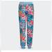 Adidas Bottoms | Adidas Girl's Floral Tricot Jogger Pants Sz. 10-12 | Color: Blue/Pink | Size: 12g