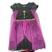 Disney Costumes | Disney Frozen 2 Anna Dress Up Halloween Costume Dress Purple Size 10/12 Read | Color: Black/Purple | Size: 10/12