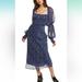 Free People Dresses | Free People Aglow Smocked Dress | Color: Blue | Size: S