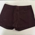 J. Crew Shorts | J. Crew Womens Burgundy Chino Shorts Size 6 With 4” Inseam (Worn Once) | Color: Purple | Size: 6