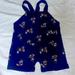 Disney Bottoms | Like New Unisex Jumper/Overalls Disney Baby | Color: Blue/Pink | Size: 18mb