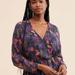 Free People Dresses | Free People Teegan Floral Wrap Dress | Color: Purple | Size: Xs