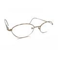 Gucci Accessories | Gucci Brown Bronze Copper Metal Oval Eyeglasses Frames 50-19 130 Italy Men Women | Color: Brown | Size: Os