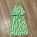 Zara Dresses | Green Zara Halter Minidress | Color: Green | Size: Xs