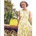 Kate Spade Dresses | Kate Spade “Lyric” Lemon Lemoncello Print Dress 2 | Color: White/Yellow | Size: 2