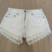 Free People Shorts | Free People White Shorts Size 25 - Never Worn | Color: White | Size: 25