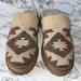 Jessica Simpson Shoes | Jessica Simpson Faux Fur Lined Slip On Clog With Brown Aztec Print New Size 11 | Color: Brown | Size: 11