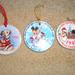 Disney Holiday | Lot Of 3 Disney 1984 1988 1996 Mickey Mouse Dalmatians Goofy Christmas Plate | Color: Red/White | Size: Os