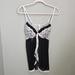 Jessica Simpson Intimates & Sleepwear | Jessica Simpson Baby Doll Lace Lingerie Dress Large | Color: Black/Pink | Size: L