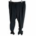 Athleta Pants & Jumpsuits | Athleta Pants Womens 10 Ruched Sides Drawstring Lightweight Jogger Cropped | Color: Black | Size: 10