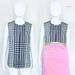 J. Crew Tops | J. Crew Womens 100% Silk Pleated Lined Sleeveless Silk Blouse Top Size 12 | Color: Black/Gray | Size: 12