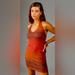 Urban Outfitters Dresses | New W/ Tags. Urban Outfitters Dress! Never Been Worn. Great Fall Bodycon Dress. | Color: Brown/Orange | Size: L