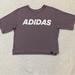 Adidas Tops | Adidas Women’s Cropped Short Sleeve T-Shirt Purple Size Small | Color: Purple | Size: S