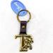 Disney Accessories | Disney Mickey Mouse Letter T Gold Metal Keychain | Color: Brown/Gold | Size: Os