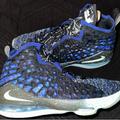 Nike Shoes | Euc Boys Nike Lebron 17 Basketball Shoes Size 7y Great For School & Basketball | Color: Black/Blue | Size: 7b