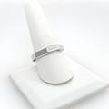 Gucci Accessories | Gucci 18k White Gold Link To Love Striped Band Men's Ring Size 10/22 | Color: Gold/White | Size: 10