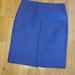 J. Crew Skirts | J Crew Blue No 2 Pencil Skirt Sz 4 | Color: Blue | Size: 4