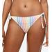 J. Crew Swim | J. Crew Rainbow Gingham String Bikini Bottom | Color: Pink/Yellow | Size: Xs