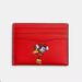 Coach Accessories | Disney X Coach Slim Id Card Case With Winter Motif In Electric Red | Color: Red | Size: Os