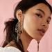 Free People Jewelry | Free People Pearl Rhinestones Ear Cuff | Color: Gold | Size: Os