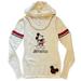 Disney Sweaters | Disney Disneyland Resort Mickey Mouse Varsity 55 Sweater Hoodie | Color: Cream/White | Size: S