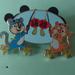 Disney Jewelry | Disney Chip And Dale Pin | Color: Blue/Red | Size: Os